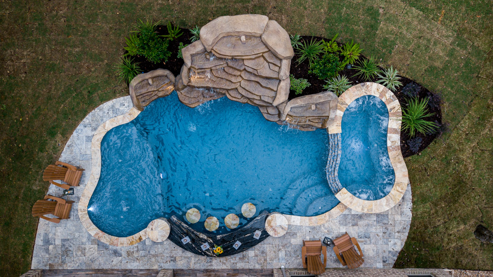 residential pool - houston texas pool builder richards
