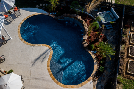 Figure 8 pool and hot tub